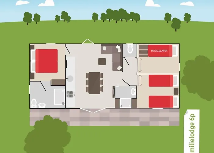 Lägenhet 6 6-persoons Familie Voorthuizen